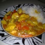 Putencurry mit Mango