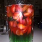 Waldmeister-Erdbeergelee