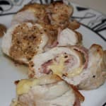 Puten-Involtini in Pinienkernsauce