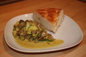 Orientalische-Zucchini-Hackpfanne