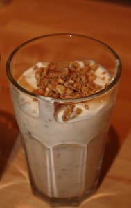 Cheesecake Trauben-Amaretto-Müsli